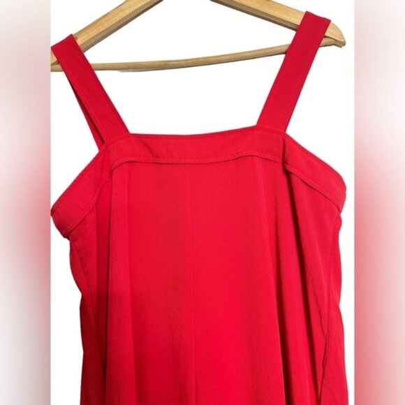 Everlane Goweave Picnic Dress in Haute Red Women Size 10 - Picture 5 of 8